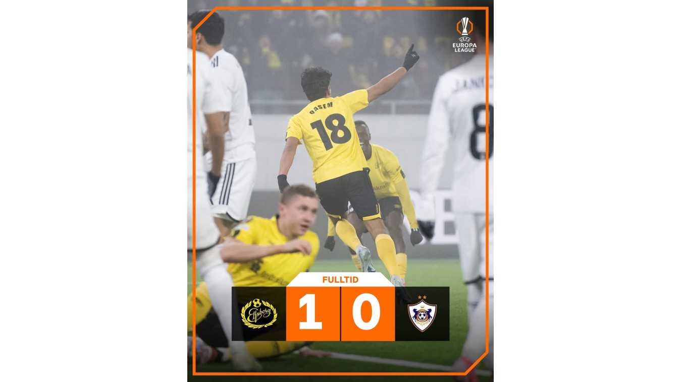 "Qarabağ" "Elfsborq"a da məğlub oldu, gerilədi