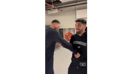 Dünya şöhrətli "Qızıl oğlan" Badr Hari Bəhram Rəcəbzadəni vurdu - Video