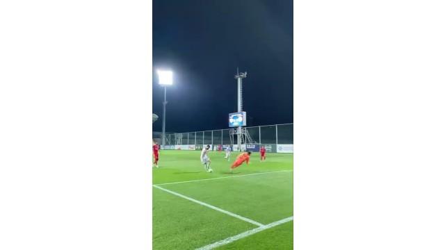"Qarabağ"ın futbolçusu Musa Qurbanlı "Araz"a qol vurdu - Video