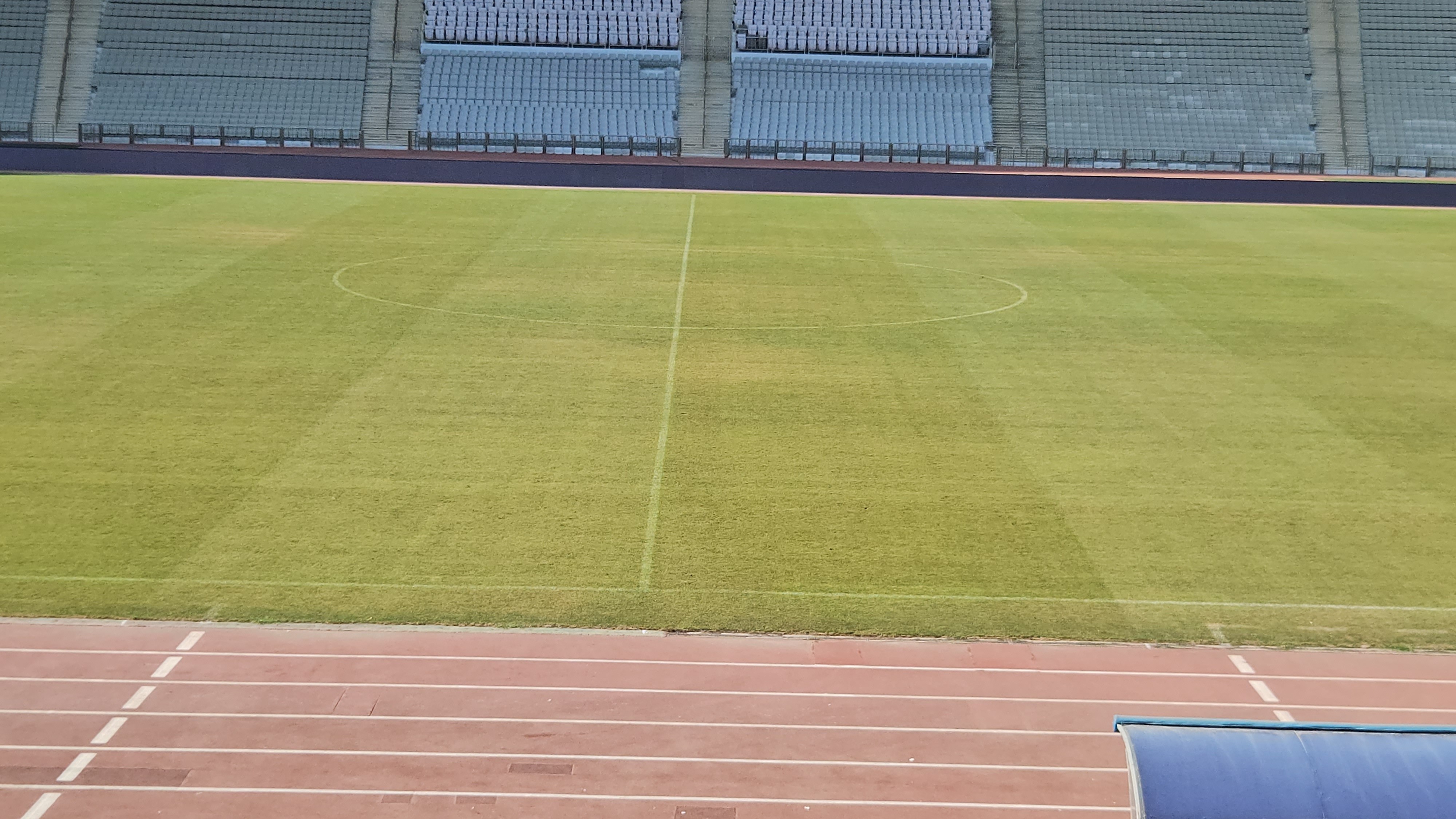 "Qarabağ" - "Şkendiya" matçının stadionunda saralmış meydança - Video