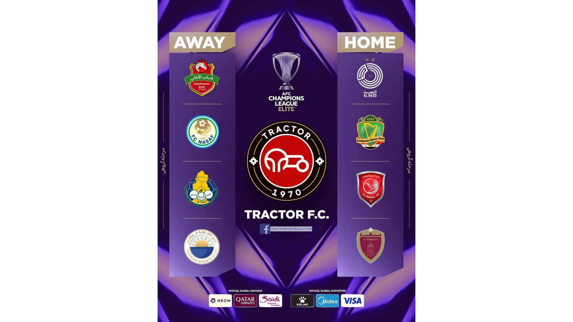 "Traktor"un Çempionlar Liqasında rəqibləri