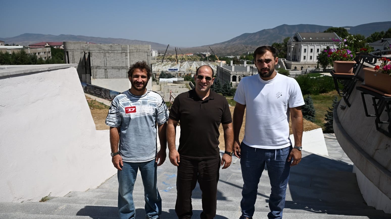 Olimpiya çempionları Qarabağda - Foto