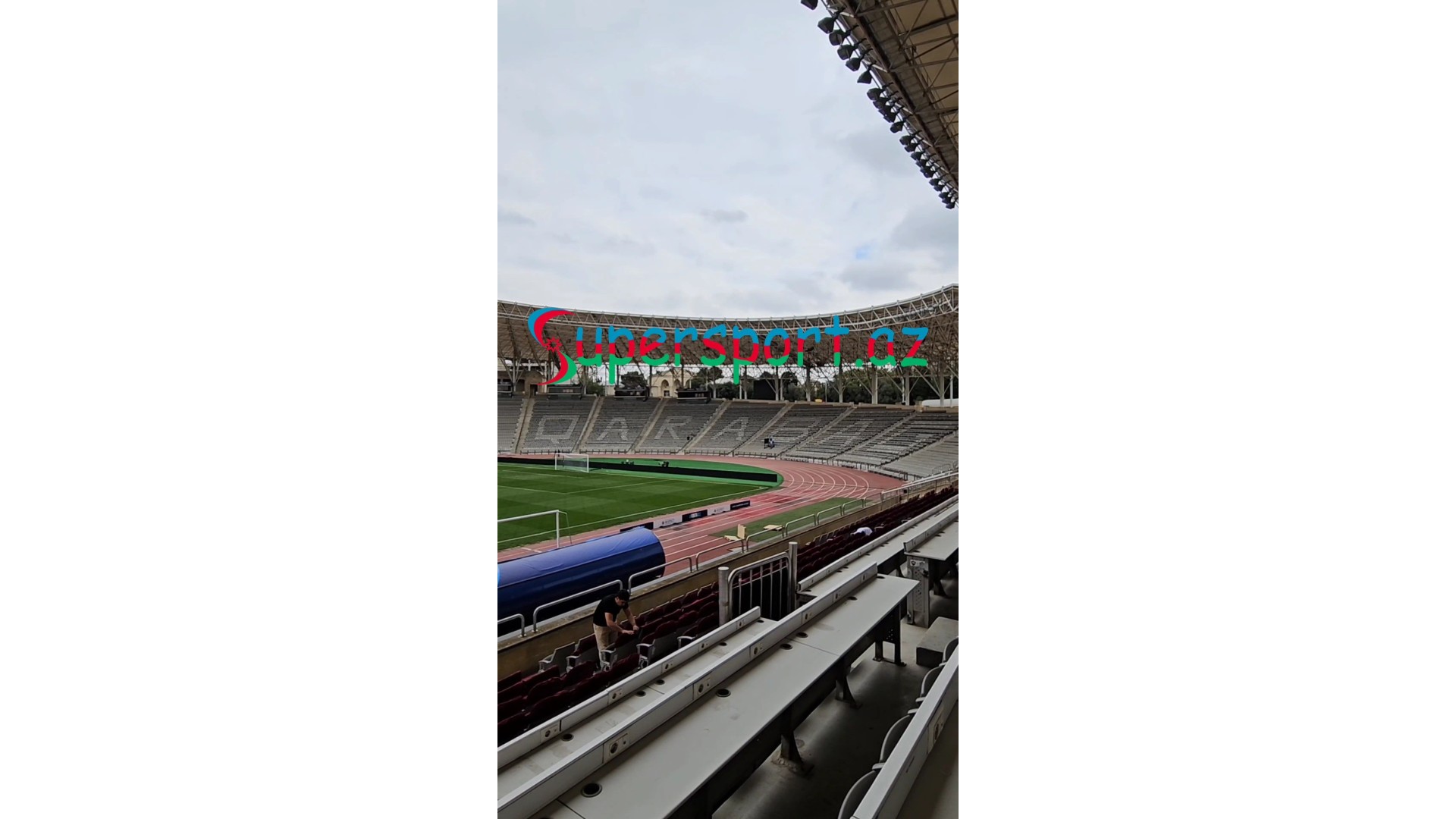 Qarabağ adı Respublika stadionuna həkk olundu - Video