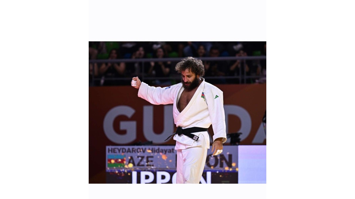 Hidayət Heydərov birinci oldu, yumruq göstərdi - Foto