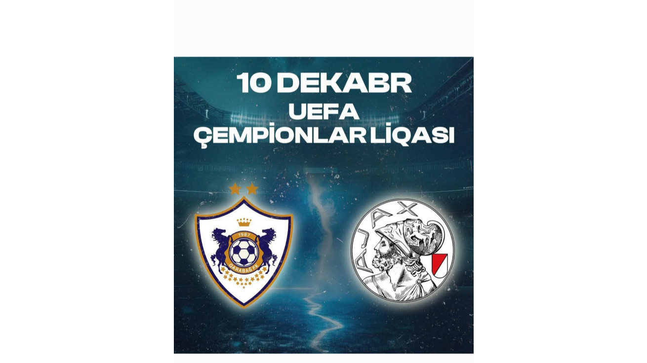 "Qarabağ" - "Ayaks" oyunu ərəfəsində gözlənilməz qərar