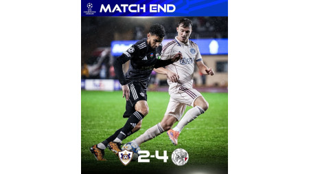 "Qarabağ" "Ayaks"a yenə məğlub oldu