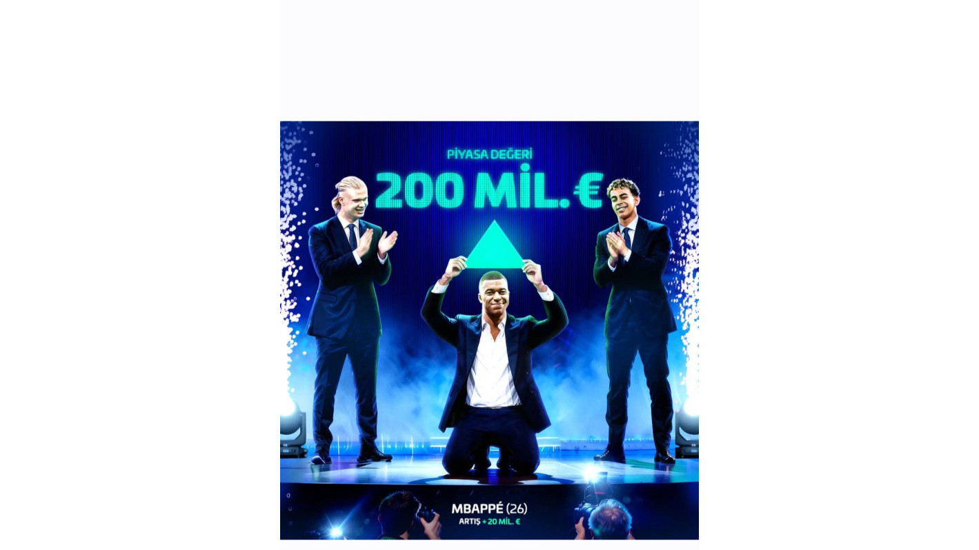 Ardanın qiyməti artdı, Mbappe 200 milyona çatdı