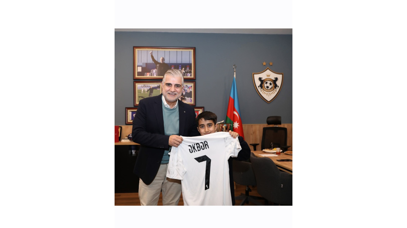 "Qarabağ"ın prezidenti Əkbərlə görüşdü