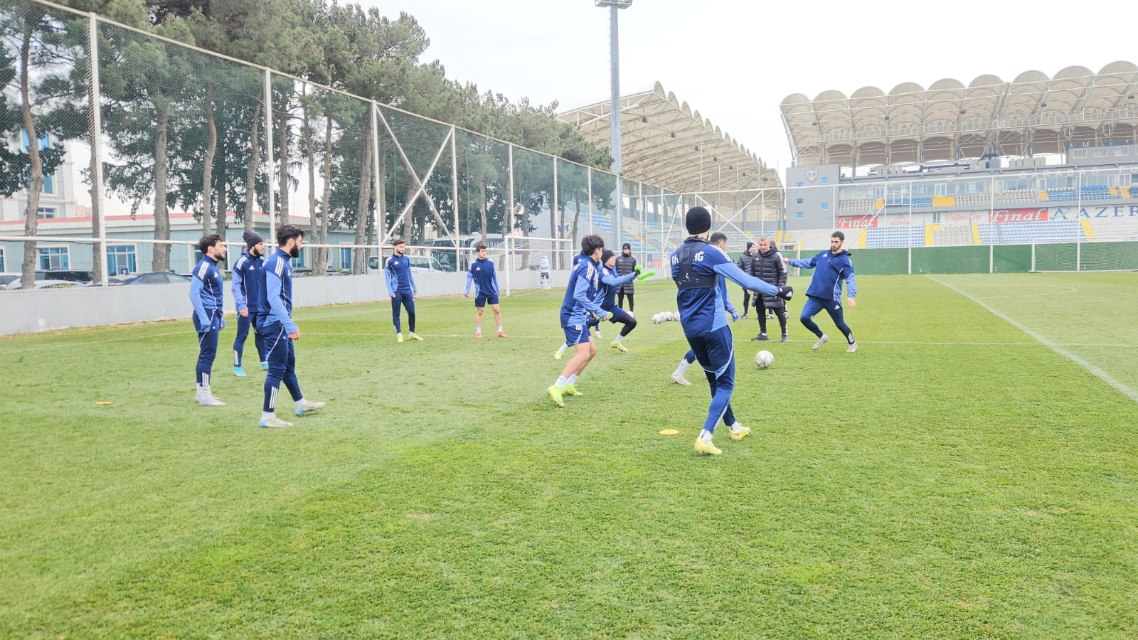 "Qarabağ"la Qurban Qurbanov da məşq etdi - Video