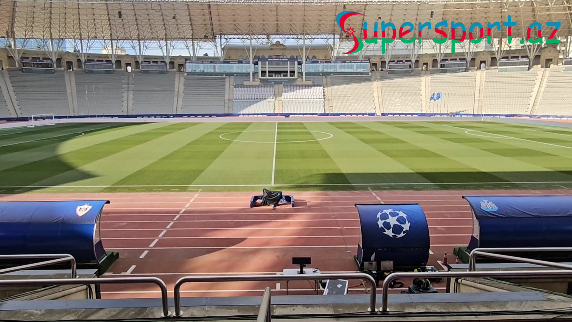 "Qarabağ" - "Nyukasl" matçının stadionu - Video