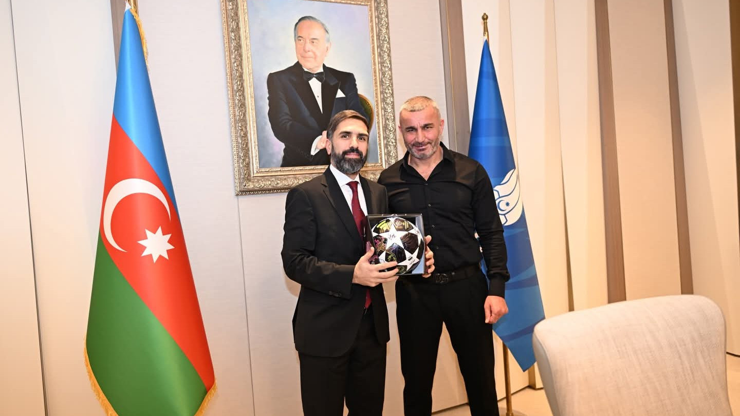 AFFA-nın iclası: Rövşən Nəcəf Qurban Qurbanovu təriflədi - Foto