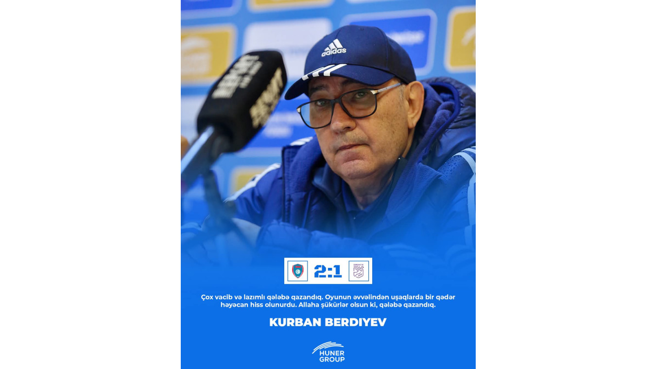Qurban Berdıyev həyəcan, qələbə haqda danışdı