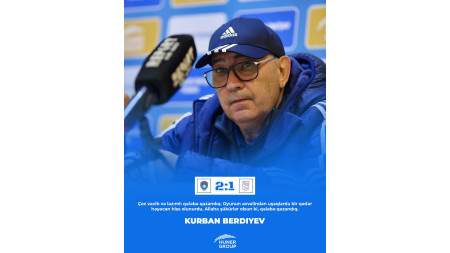 Qurban Berdıyev həyəcan, qələbə haqda danışdı