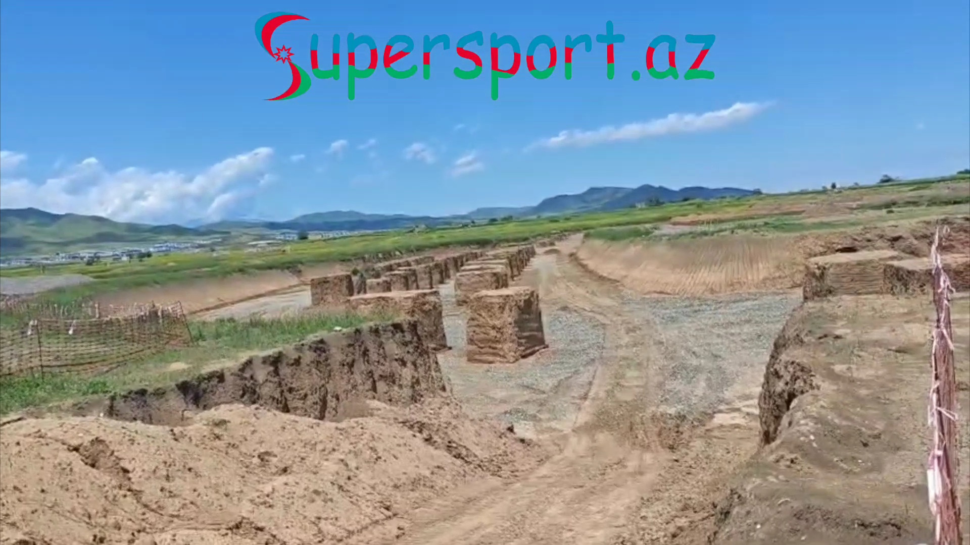 Ağdamın "İmarət" stadionundan yeni - Video