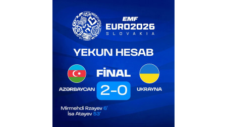 Azərbaycanın minifutbol yığması ikiqat Avropa çempionu oldu