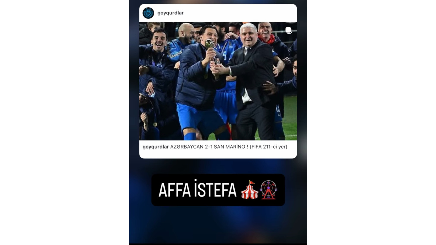 AFFA rəhbərliyinin istefası tələb olundu