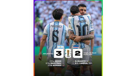 Argentina çətinliklə mərhələ adladı