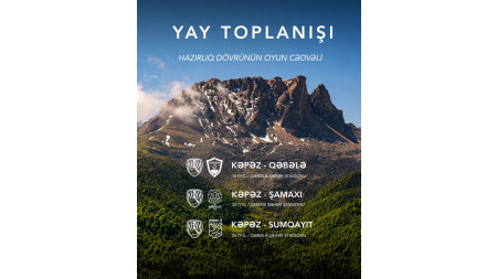 "Kəpəz" üç oyun keçirəcək
