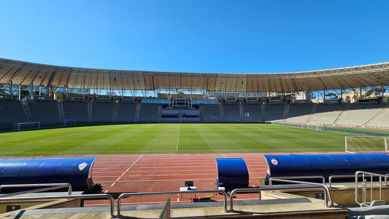 "Qarabağ" - SSKA matçının stadionunda vəziyyət - Foto-Video