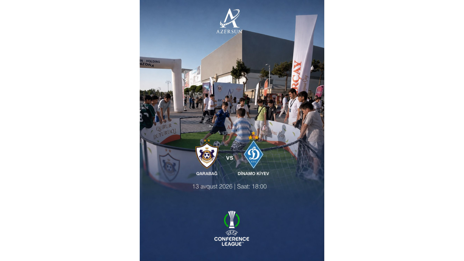 "Qarabağ" - "Dinamo" matçının stadionunda fanzona