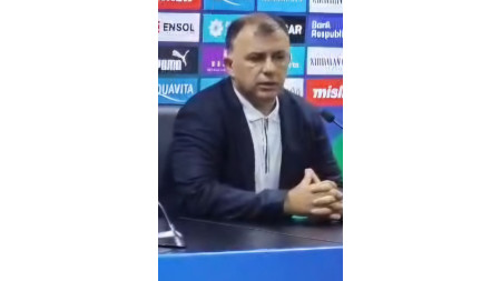 İqor Angelovski: "Azərbaycanla çox çətin oyun oldu" - Video