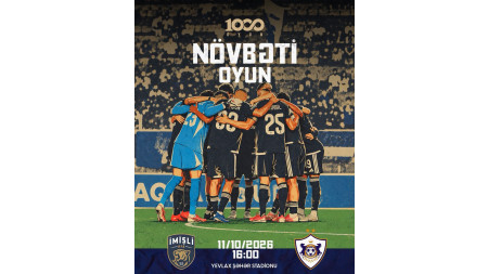 "Qarabağ" 1000-ci matçını keçirəcək