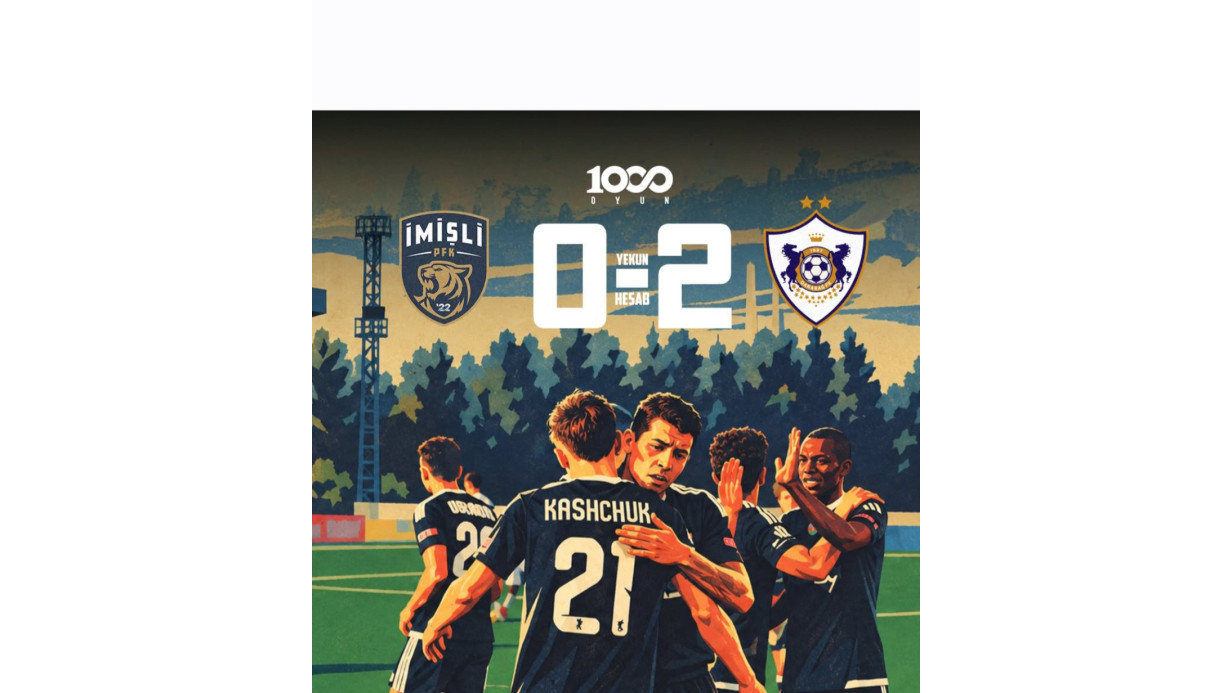 "Qarabağ"dan 1000-ci oyunda qələbə