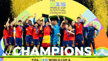 İspaniya Bakıda dünya çempionu oldu - Fotolar